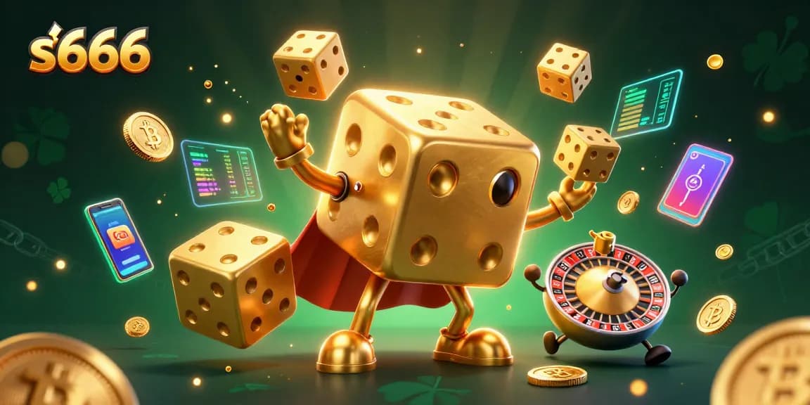 Experience thrilling gameplay at s666 with dazzling 3D casino characters and crypto elements.