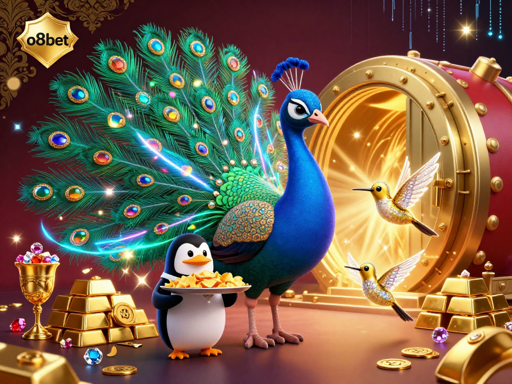 Experience the vibrant energy of o8bet's casino scene with dazzling treasures and characters galore.