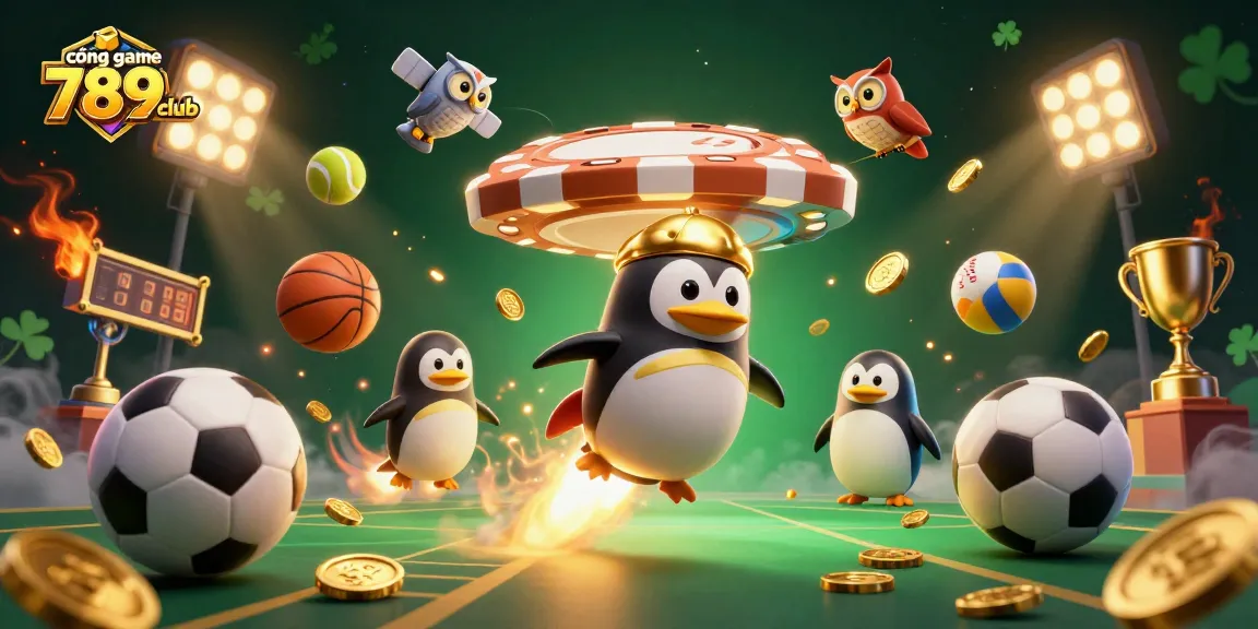 Experience thrilling gameplay at cổng game 789club with fun characters and exciting casino elements.