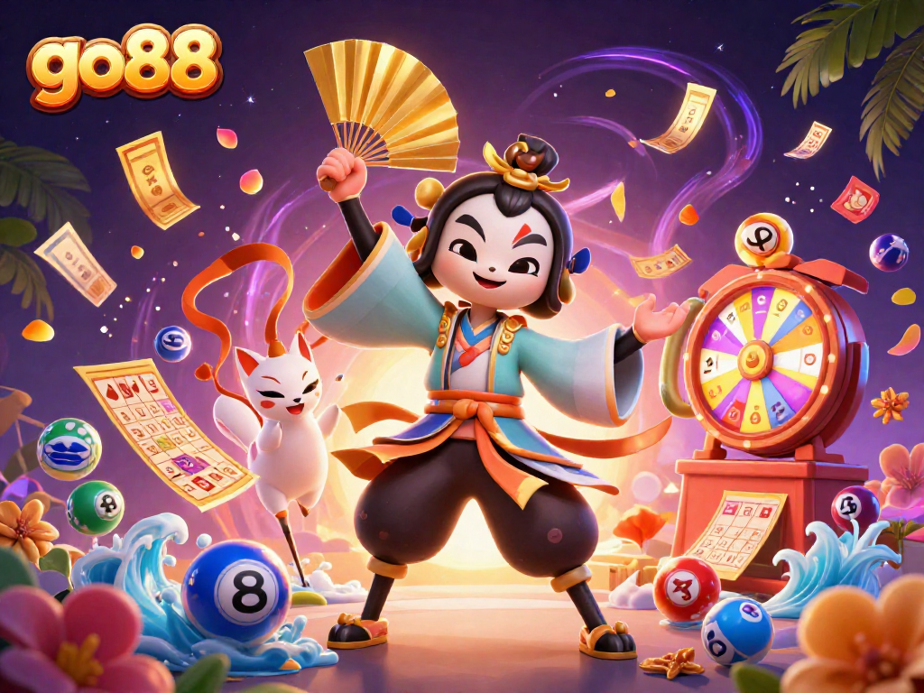 Engage with go88 lottery action featuring vibrant characters and dynamic game elements.
