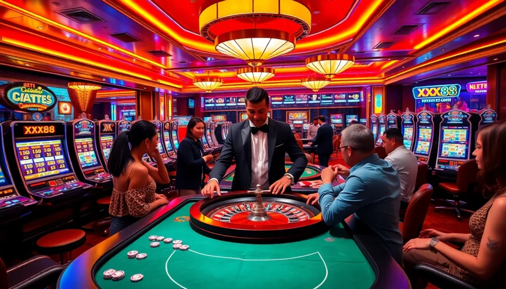 Experience the excitement of xxx88 with thrilling casino games and vibrant gaming interfaces.