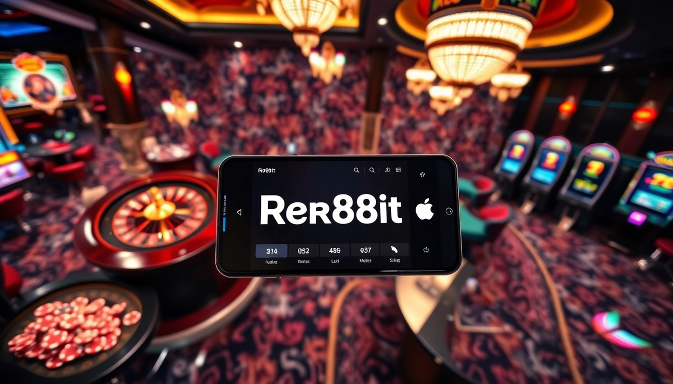 Experience the excitement of online gaming with Rr88it at luxurious casino tables and engaging slot machines.