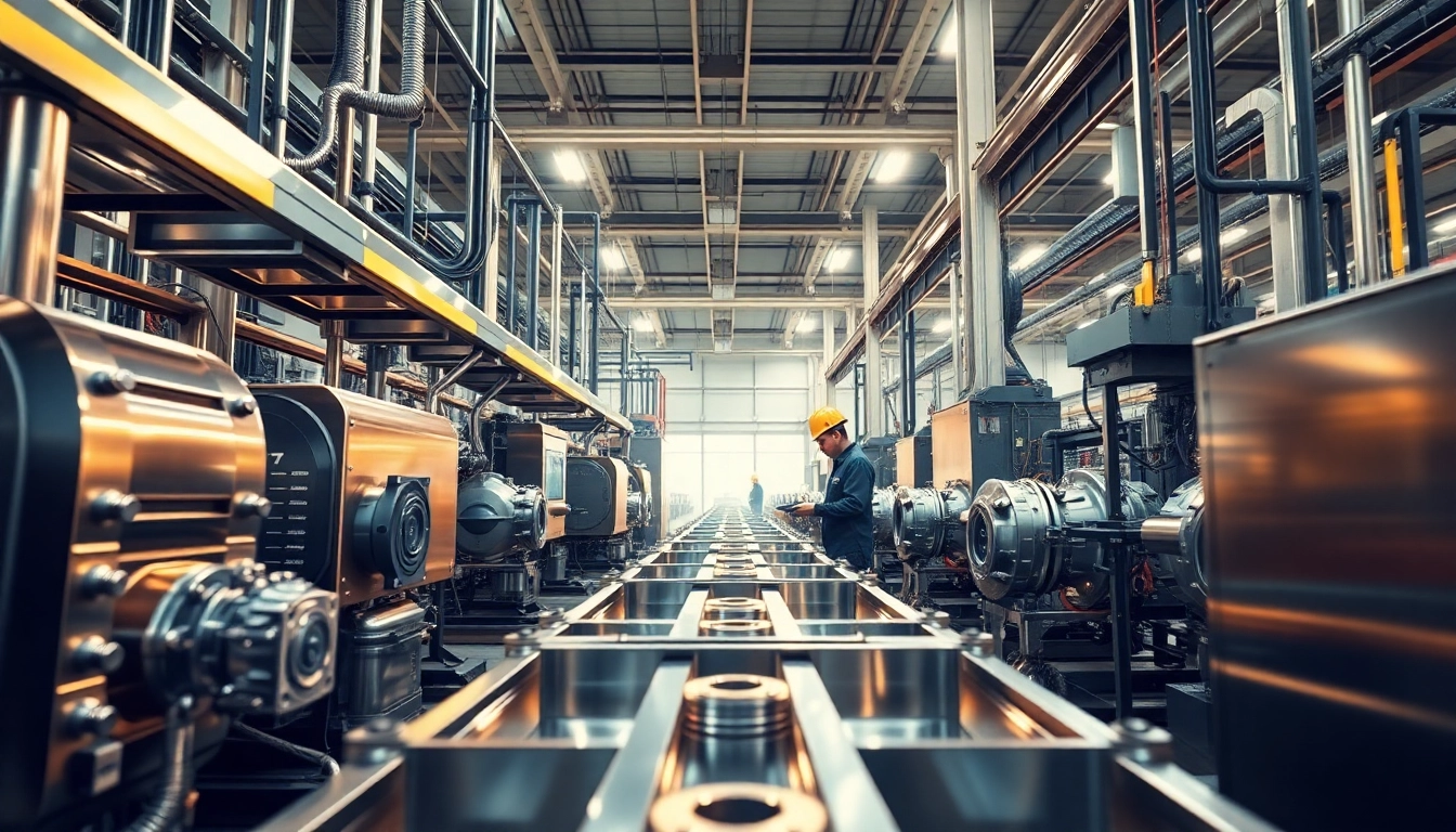 Nickel chrome plating process in Malaysia showcasing modern diecasting techniques and machinery.