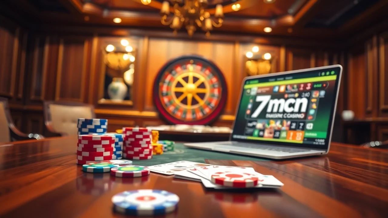 Experience thrilling gameplay with 7mcn's online betting features at a vibrant casino.