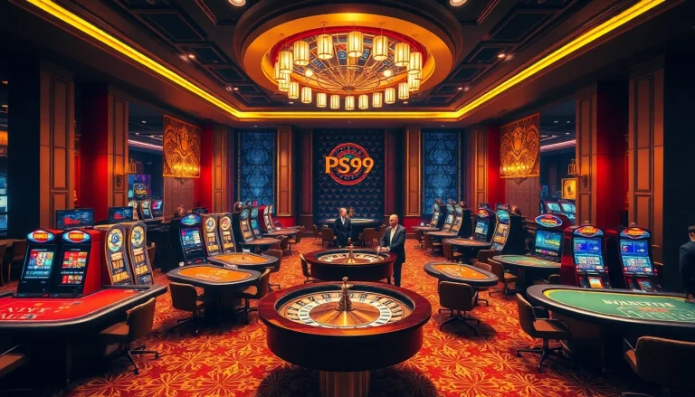 Experience the excitement of gaming at trang chủ PS99, showcasing vibrant casino elements and thrilling moments.