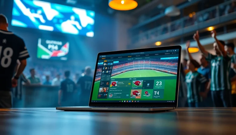 Interactive sports streaming experience on joemadfan.com with vibrant atmosphere and modern interface.