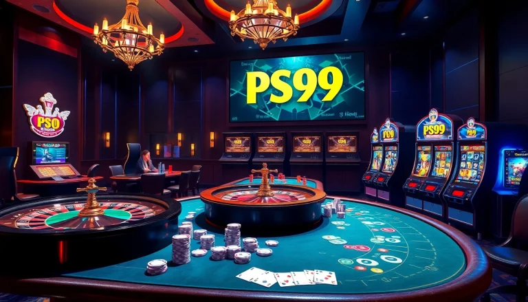 Engaging players at the luxurious gaming tables on trang chủ PS99 for casino thrills.