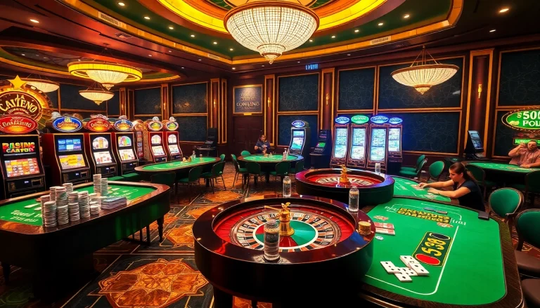 Experience the thrill of gaming at https://98win.gg/ with vibrant casino tables and excited players.