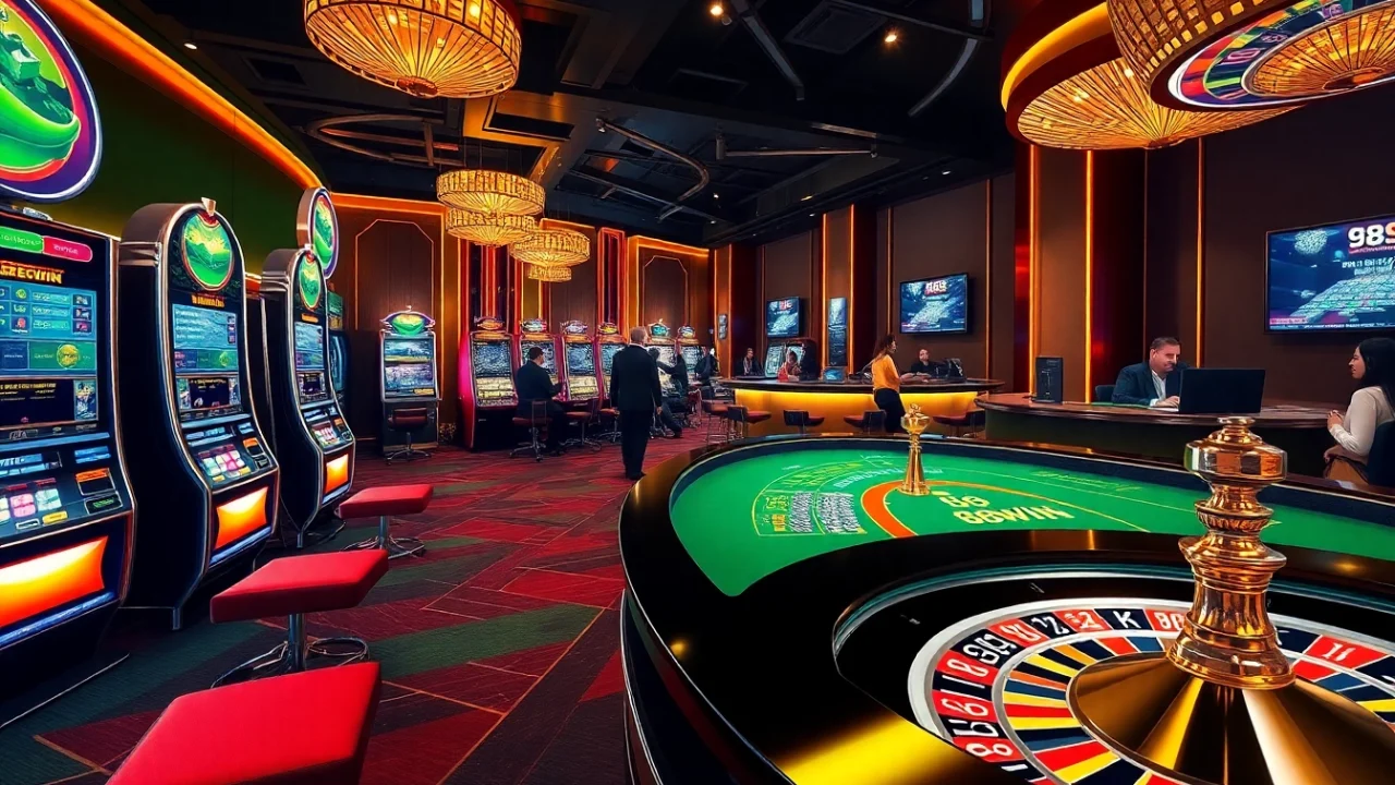 Excited players enjoying a dynamic online gambling experience at 68WIN casino.