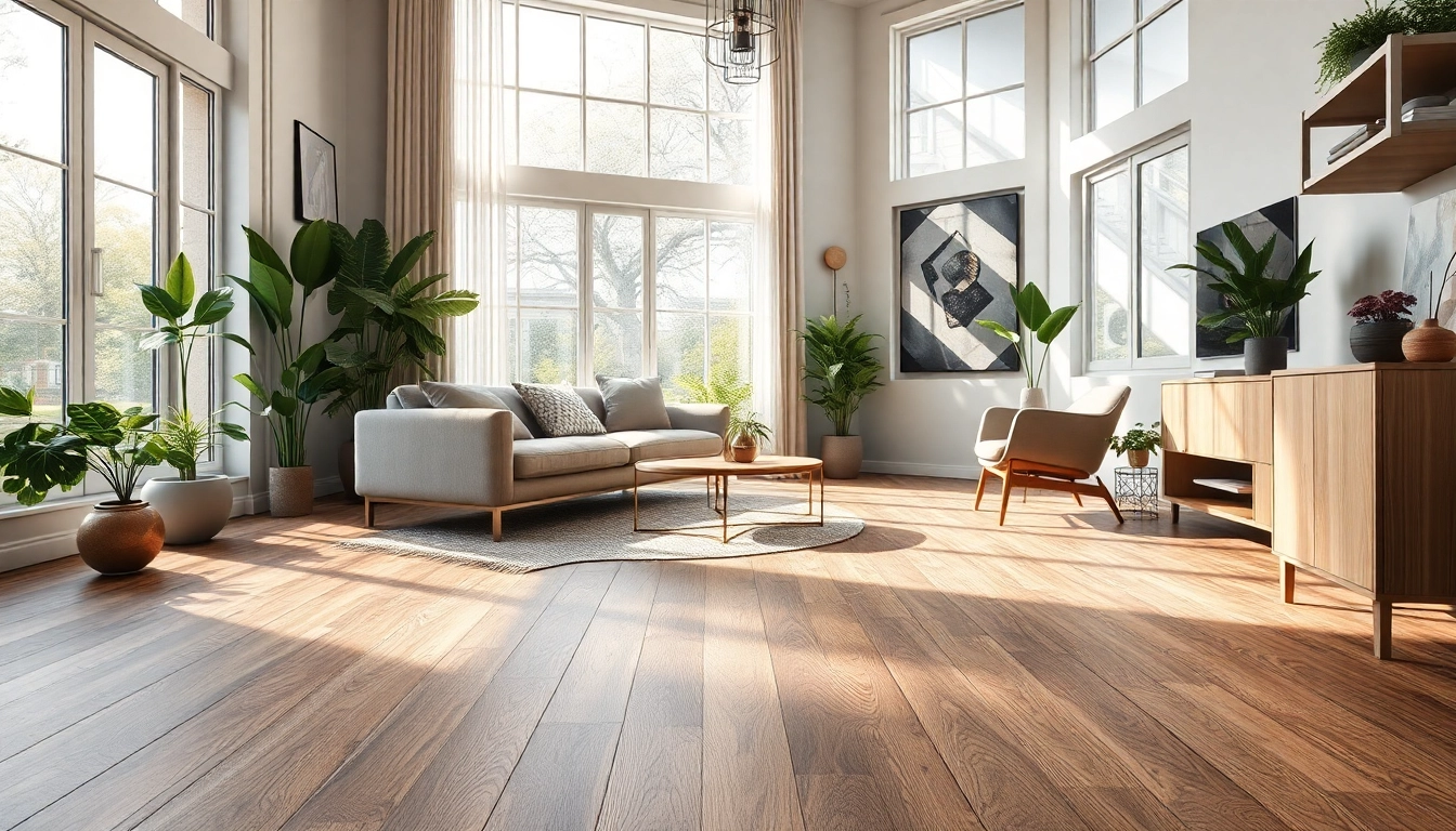 Transform your space with stunning vinyl plank flooring that enriches the atmosphere.