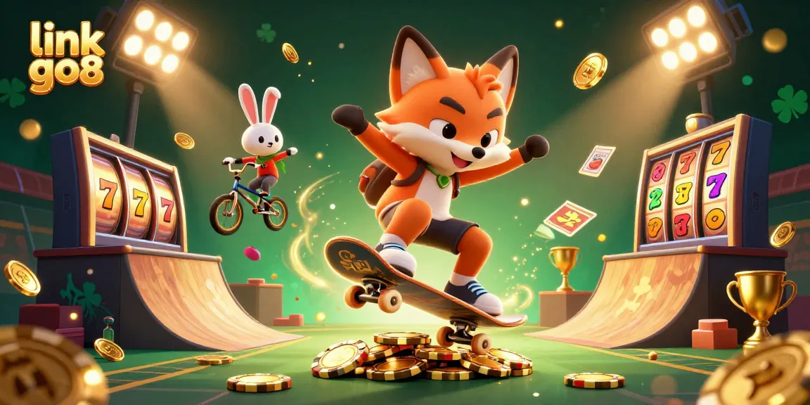 Experience thrilling winnings at link go8 with vibrant 3D characters and dynamic casino elements.