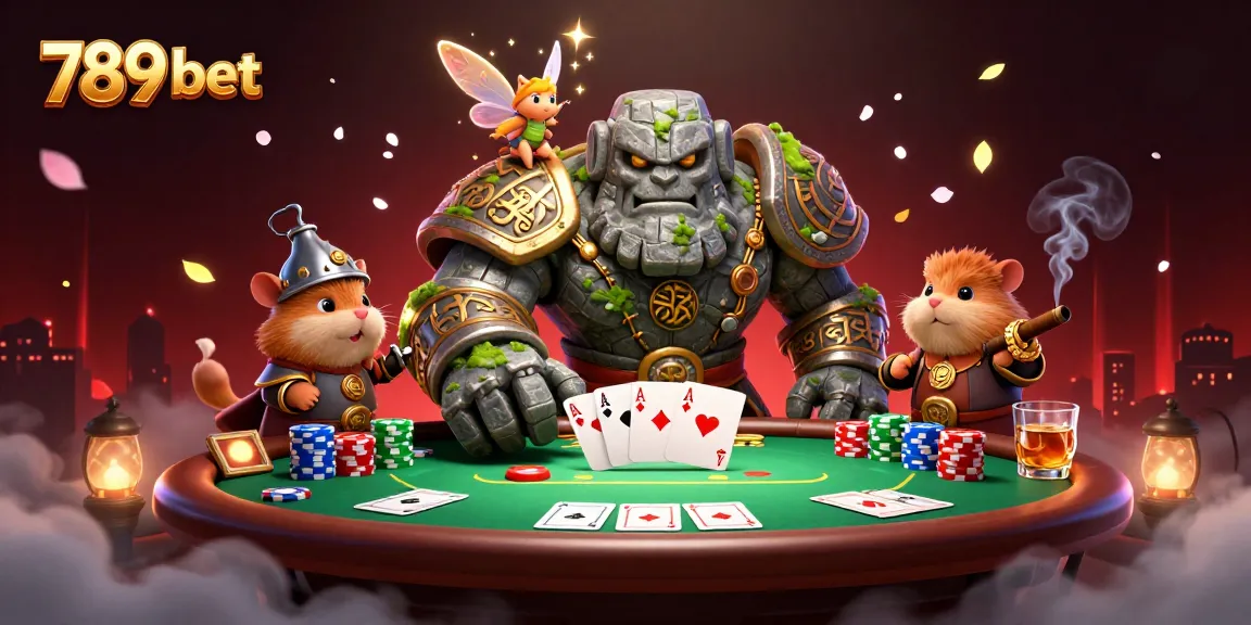 Engage with the thrilling world of 789 bet as magical characters and lively poker elements combine.